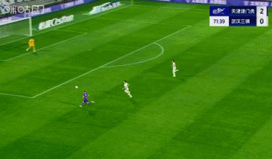 津门虎3-0领先三镇！阿代米边路爆破，哈达斯远射弹地破门